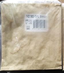 GPL 1/2 Square - Brown 140x140mm - 500s