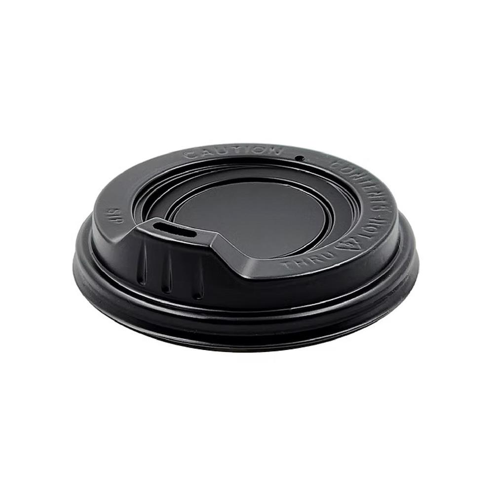 90mm Spout Lid suit 12/16oz (360/480ml) - Black 50x20P