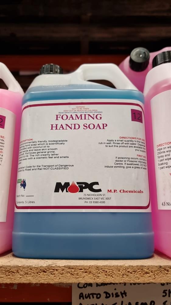 Hand Foam Soap - Blue 5lt