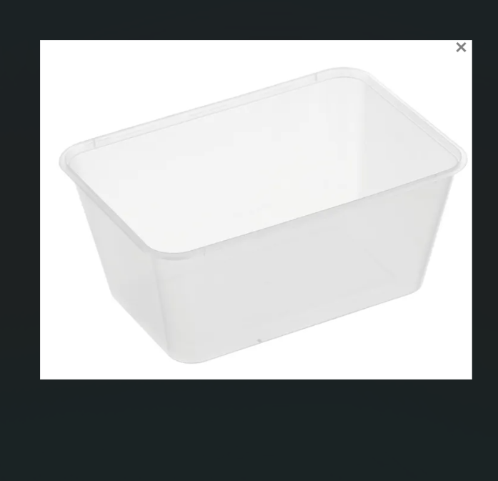 Rectangular Container 1000ml - Awesome 50x10P