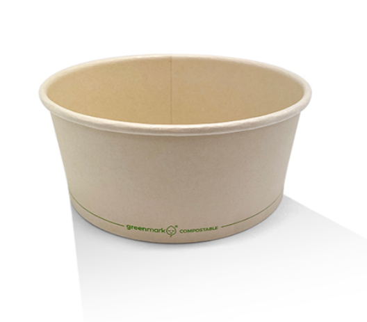 Paper Bowl 32oz/960ml - PE Coated 150x128x60mm -Bamboo 50x6P