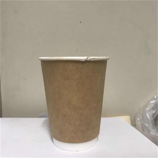 90mm Double Wall Coffee Cup 12oz/360ml - Brown 25x20P