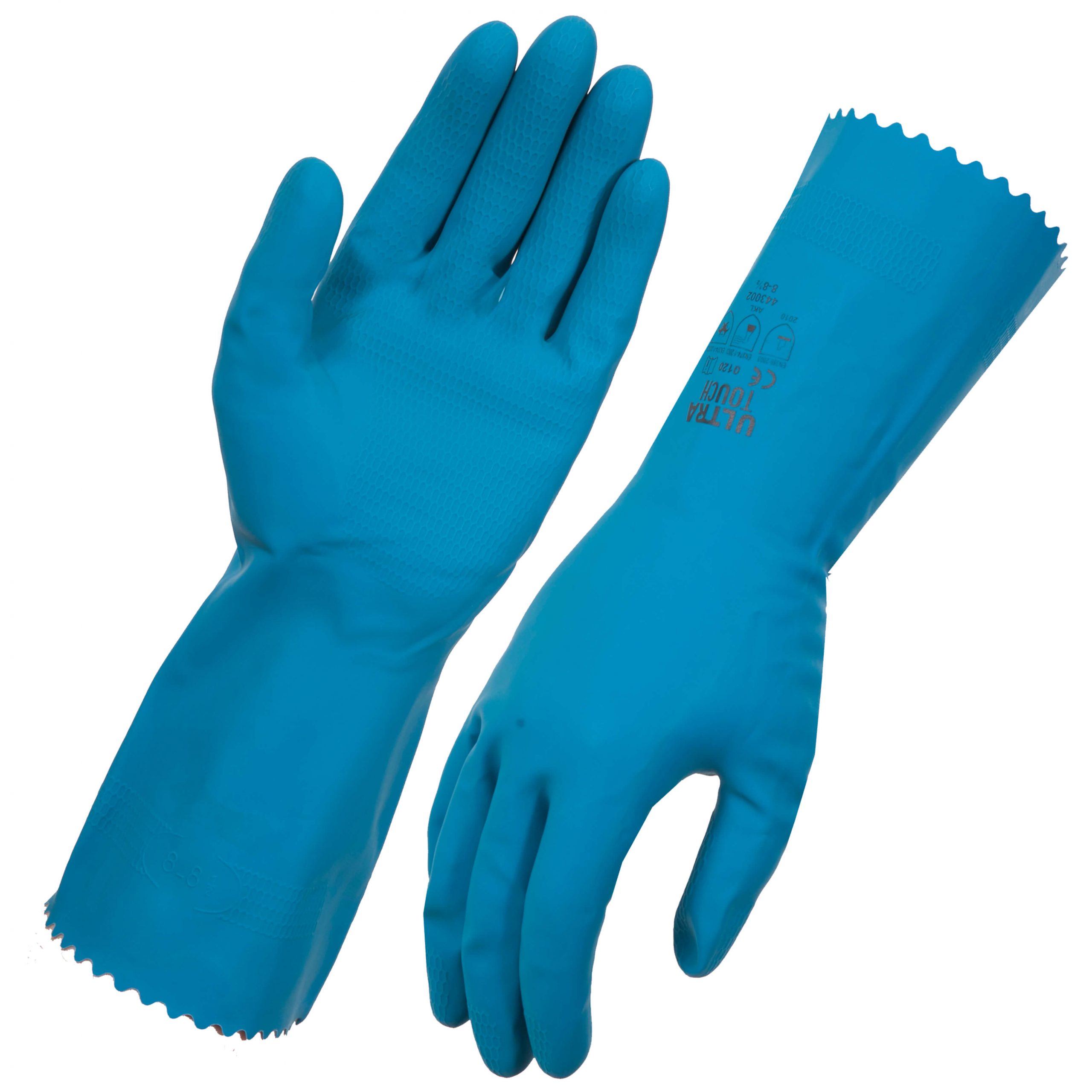 Kitchen Rubber 8 - Ultra Touch - Medium - Blue 12pairs