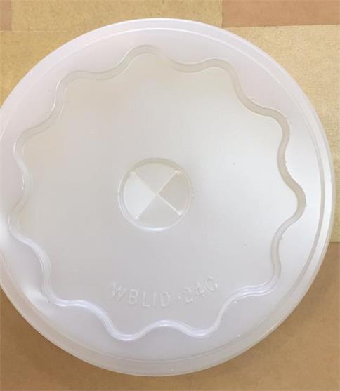 92mm Milkshake Lids fit 24oz/700ml - White with Printed 25x20P