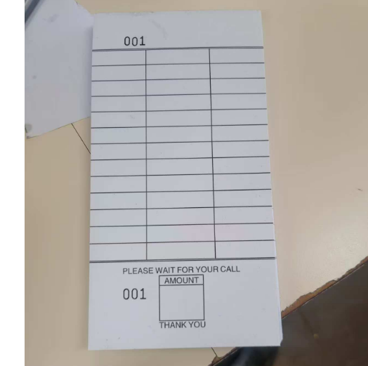 Order Paper Book - 2 Part - White n Black- no text 100s