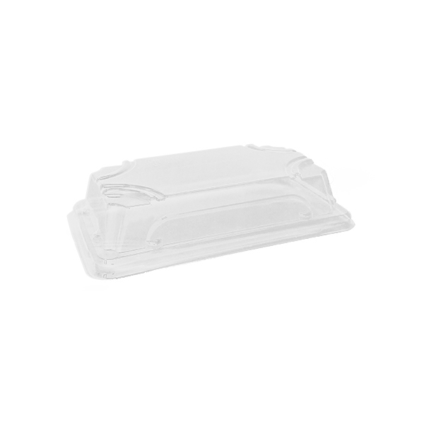 Sushi Tray Small Lid - 163x95x35 - PET 600s