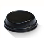 Coffee Cups Lids-4oz Biodegradable Hot & Cold Lid - Black-62mm-1000pc/10pk