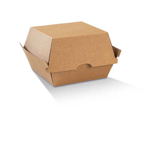Corrugated Burger Box High 113x111x100 - Brown 50x4P