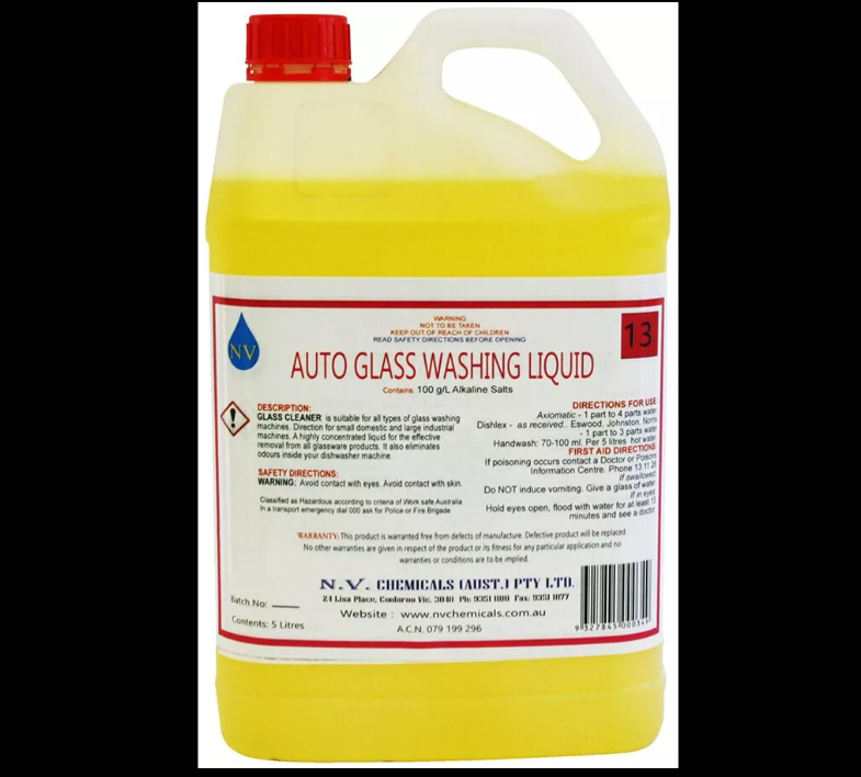 Glass Cleaner - Auto Washing 5lt