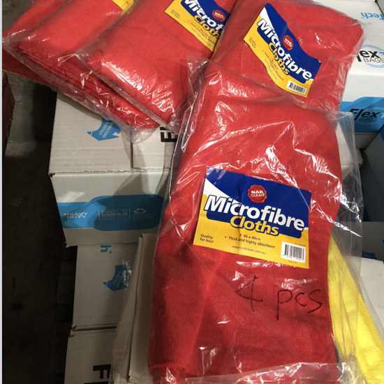 Microfibre Cloth 400x400mm - NAB Red