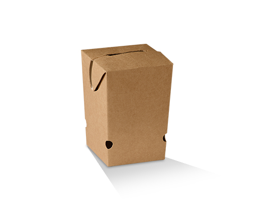 Chip Box Small 65x65x100mm - Brown 500s