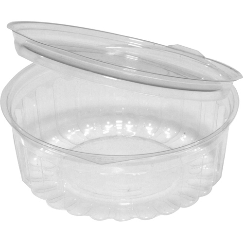 Show Bowl Flat Lid 8oz /227ml - Plastic 116x45mm - Clear 50x5P