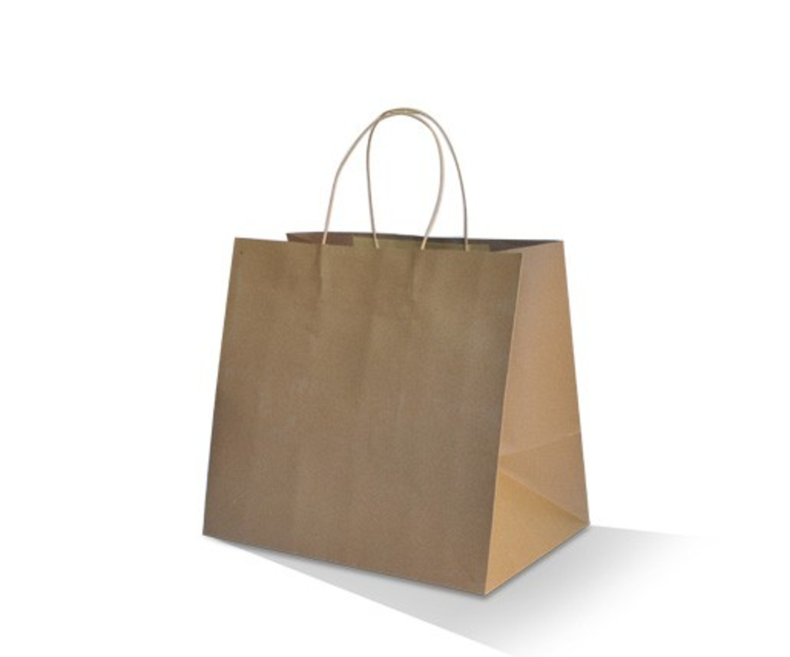 Jumbo 370x355x220mm - Twist Paper Bag - Kraft 150s