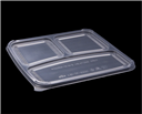 Square Lid suit 3-Compartment Container Lid - Premium