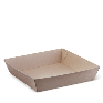 * Corrugated Tray No.4 - Fluted Board 228x152x45mm - Brown 125x2P