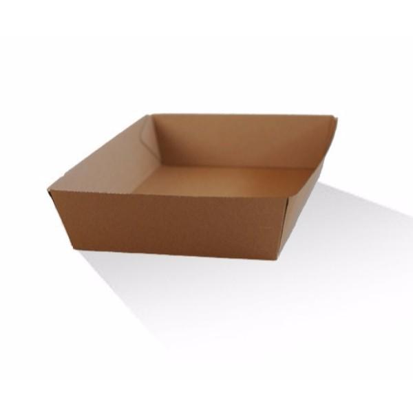 Corrugated Tray No.5 - Fluted Board 252x179x58mm - Brown 100s