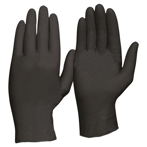 Nitrile - Medium Powder Free - Black 100x10P