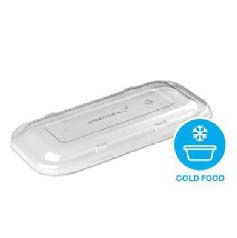 Tray Sugarcane PET Lid - Fit for 24/32oz (720/960ml) 235.6x135x12.5mm - 400s